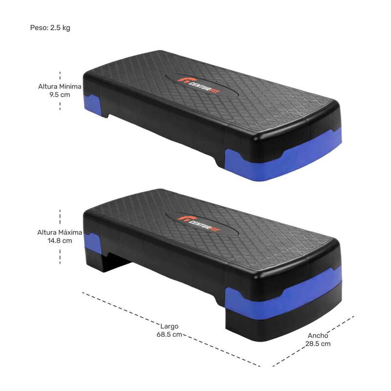 Step Banco Aerobics Fitness Crosfit 9.5 A 15 cm... image number null