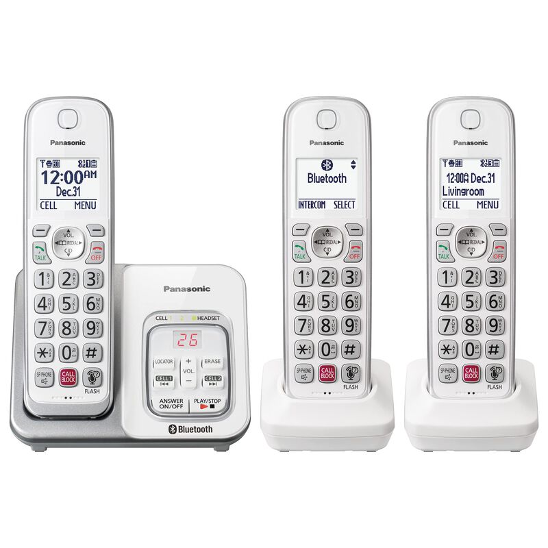 Tel&eacute;fono Inal&aacute;mbrico Panasonic Kx-tgd863w Con C... image number null