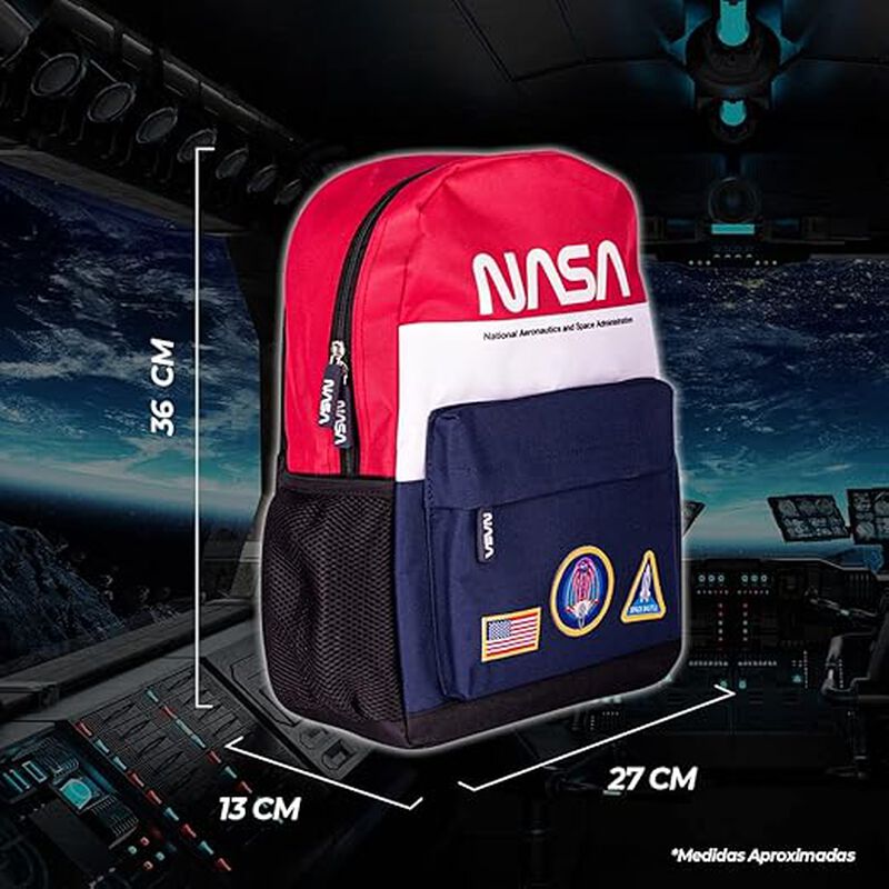 TechZone Mochila NASA Amplio Compartimento con ... image number null