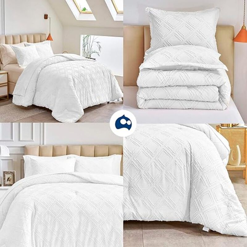 Juego de Funda Duvet Rombos para Edredon Matrim... image number null
