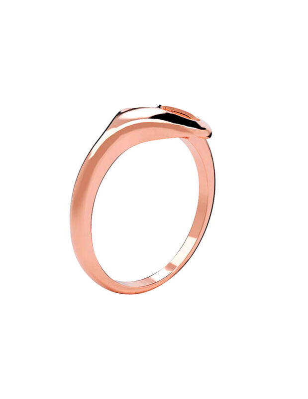 Anillo de Compromiso en Oro Rosa 10K con Circon... image number null