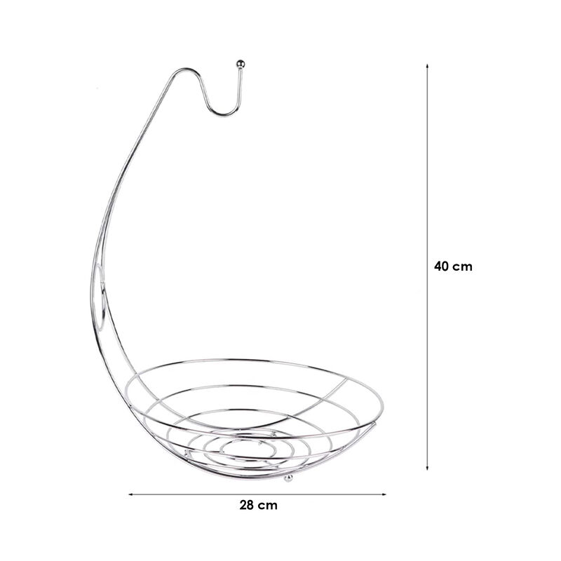 Frutero Cromado Aquila Plateado image number null