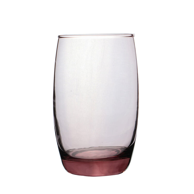 Set De 6 Vasos Transparentes Rosa - 280 Ml image number null