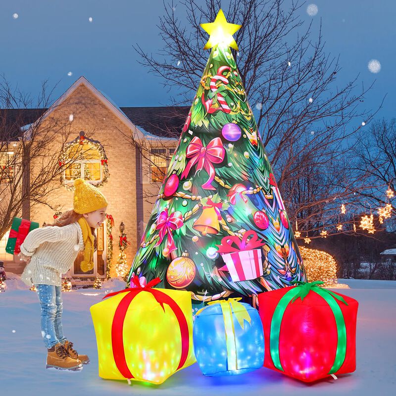 &Aacute;rbol Inflable De Navidad Goosh Para Decoraci&oacute;n... image number null