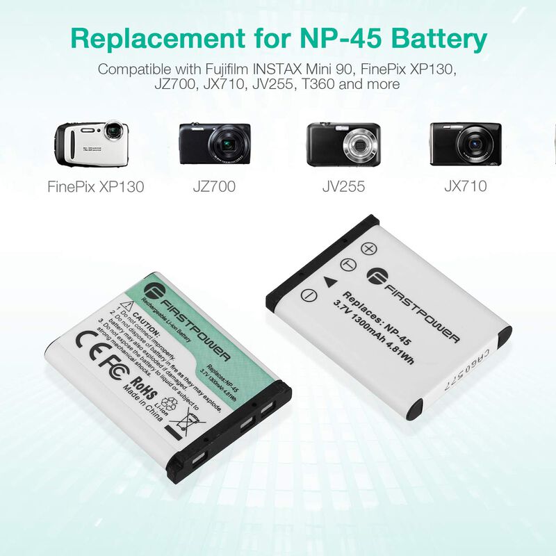 Bater&iacute;a Y Cargador Doble Para Fujifilm Instax M... image number null