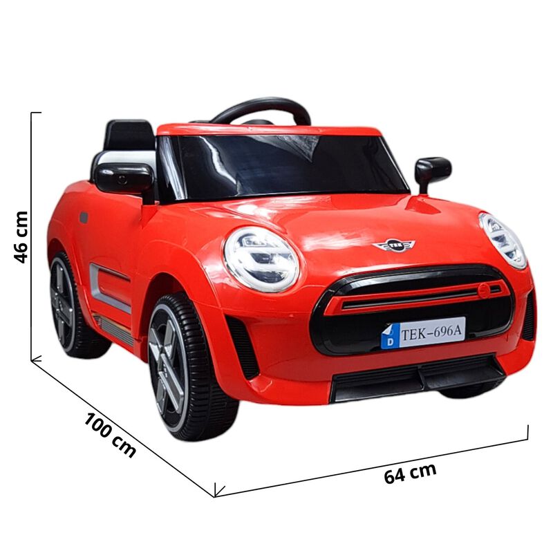 Carro Montable El&eacute;ctrico Tipo Cooper 12v Para N... image number null