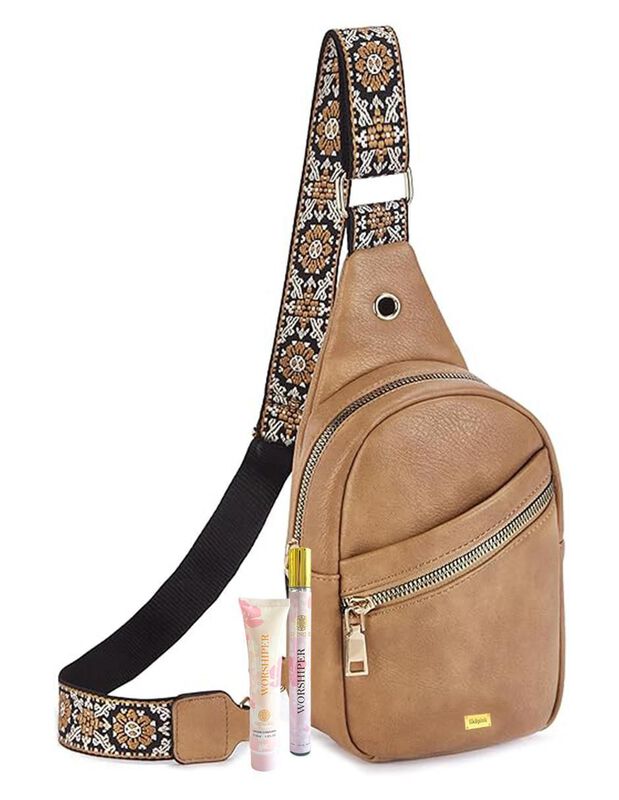 Bolsa Crossbody Pink Brule Smart Organizer Para... image number null