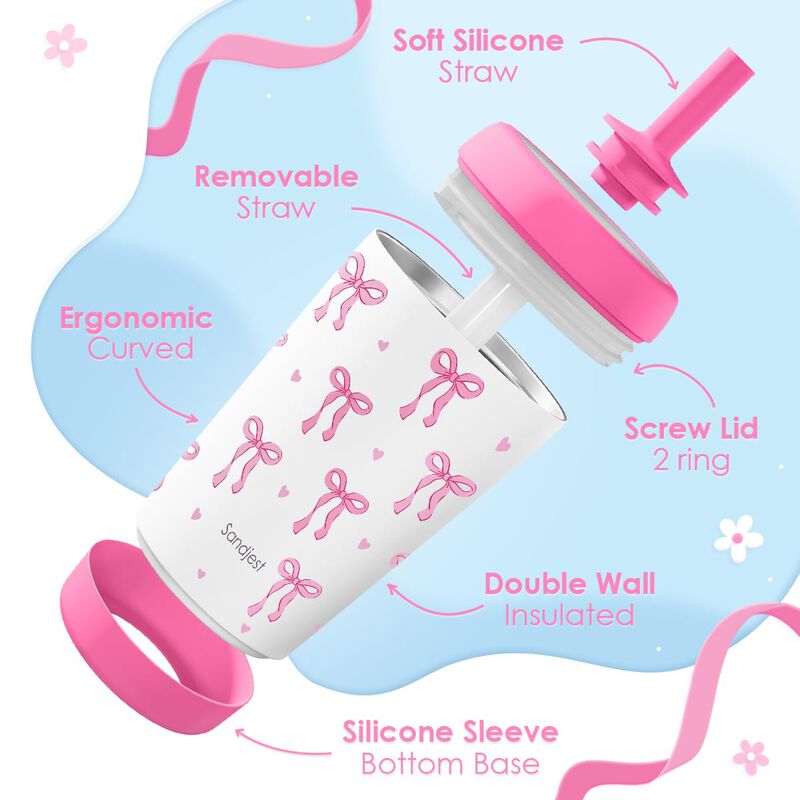 Vaso T&eacute;rmico Anti‑derrame Sandjest 340 ml Con L... image number null