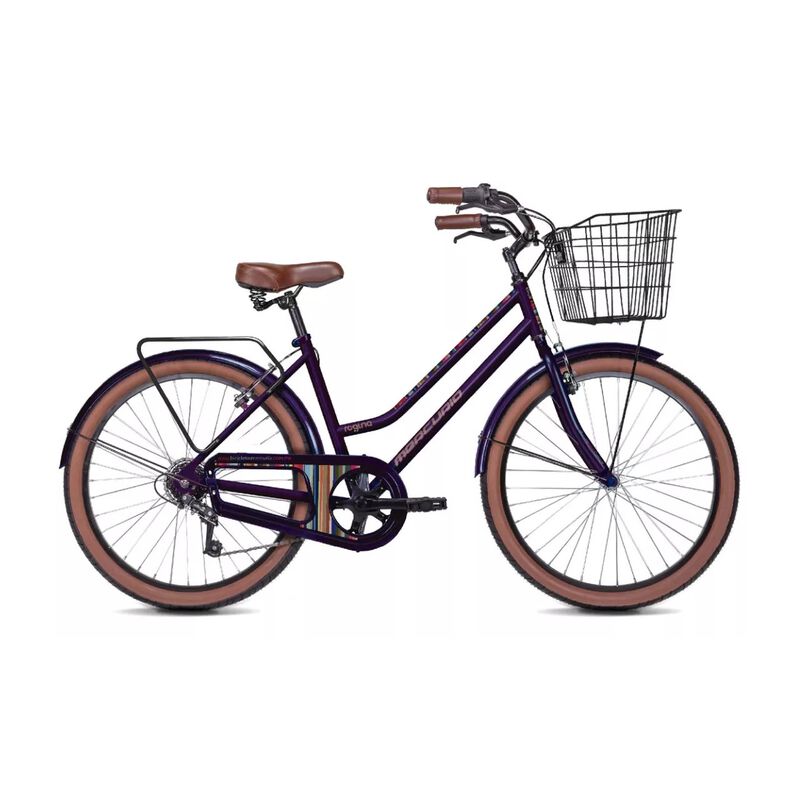 BICICLETA MERCURIO REGINA R24 URBANA VIOLETA 7V... image number null