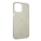 Funda TEKKU TPU Doble capa Brillos para iPhone 15 Oro Glitter