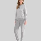 Pijama de Rayas Grises para Mujer Gris