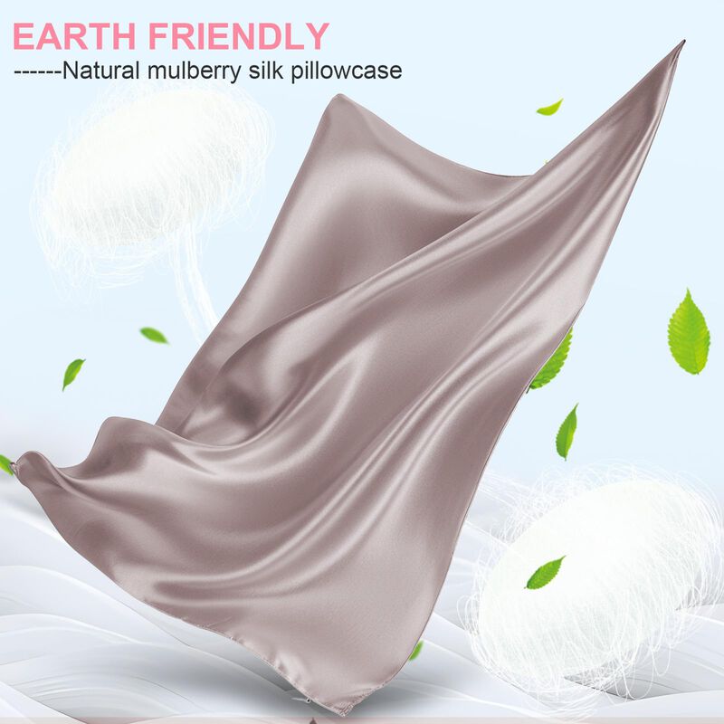 Fundas De Almohada De Seda Lyshin Mulberry, Paq... image number null