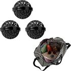 Bola de Limpieza Recogedora de Polvo y Suciedad para Bolsos y Mochilas Negro Bluelander