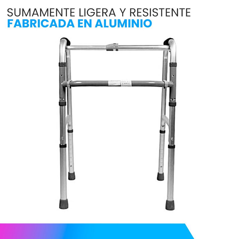 Andadera Para Adulto 2 En 1 | Altura Ajustable,... image number null