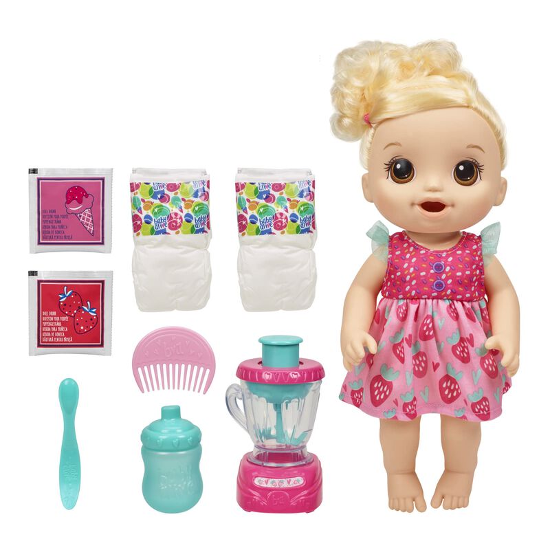 Batido De Fresas Baby Doll Baby Alive Magical M... image number null