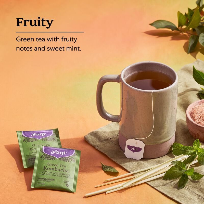 Tea Yogi Green Tea Kombucha Organic 96 Bolsas (... image number null