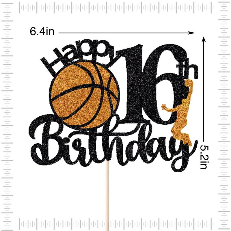 Adorno Para Pastel Crseniny Baloncesto &ndash; Feliz ... image number null