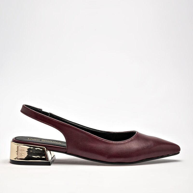 Lady Paulina Flats Casual Para Mujer Vino Cod 1... image number null
