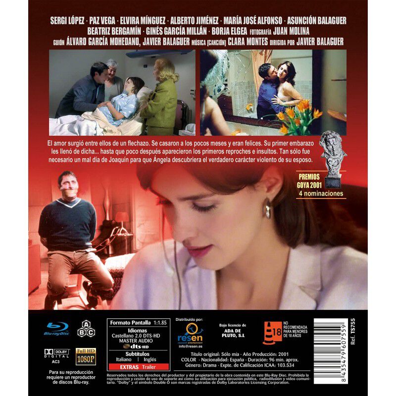 S&oacute;lo M&iacute;a [blu-ray] (2001) image number null