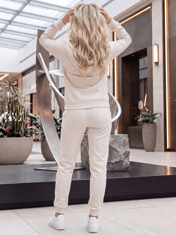 Conjunto Pants Y Sudadera Conj-07 Crema Termico image number null