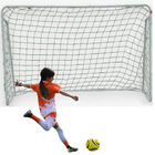 Portería de Futbol Soccer Grande Juego Desmontable Metal 213x150cm Blanca