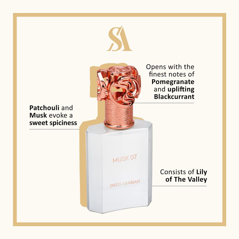 Perfume Swiss Arabian Musk 07 Eau De Parfum Par... image number null