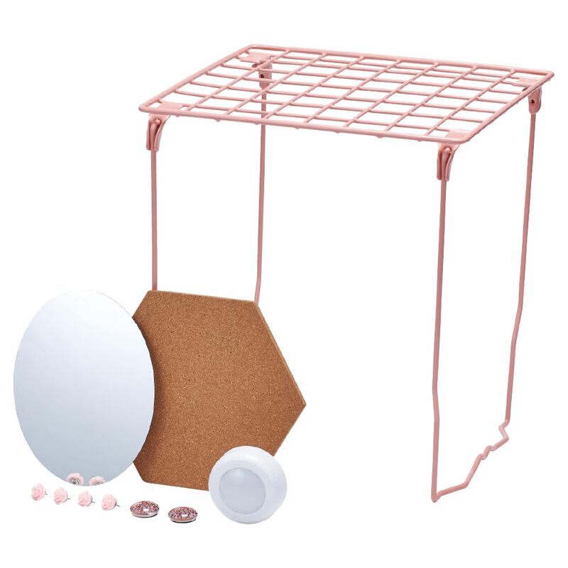 Estante Lockermate 30 cm Rosa/floral - Kit De 1... image number null