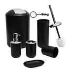 Juego de accesorios para baño Casa BIU de plástico 7 piezas
