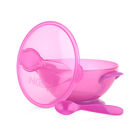 Plato Con Base De Succi&oacute;n Nuby Rosa