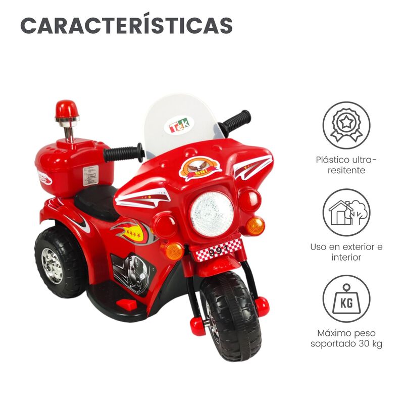 Moto El&eacute;ctrica Montable 6v Con Luces Led, Sonid... image number null