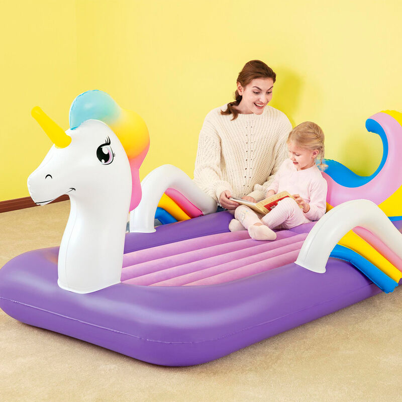 Colchón Inflable Infantil Decorado Unicornio 1 ... image number null