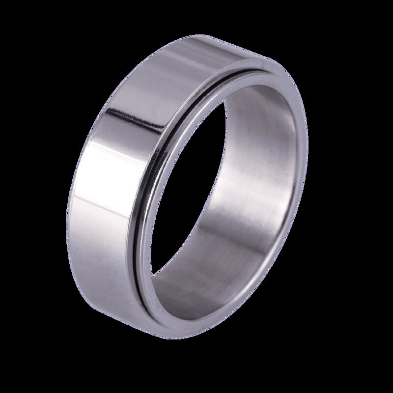 Anillos Hombre Acero Inoxidable Giratorios, Reg... image number null