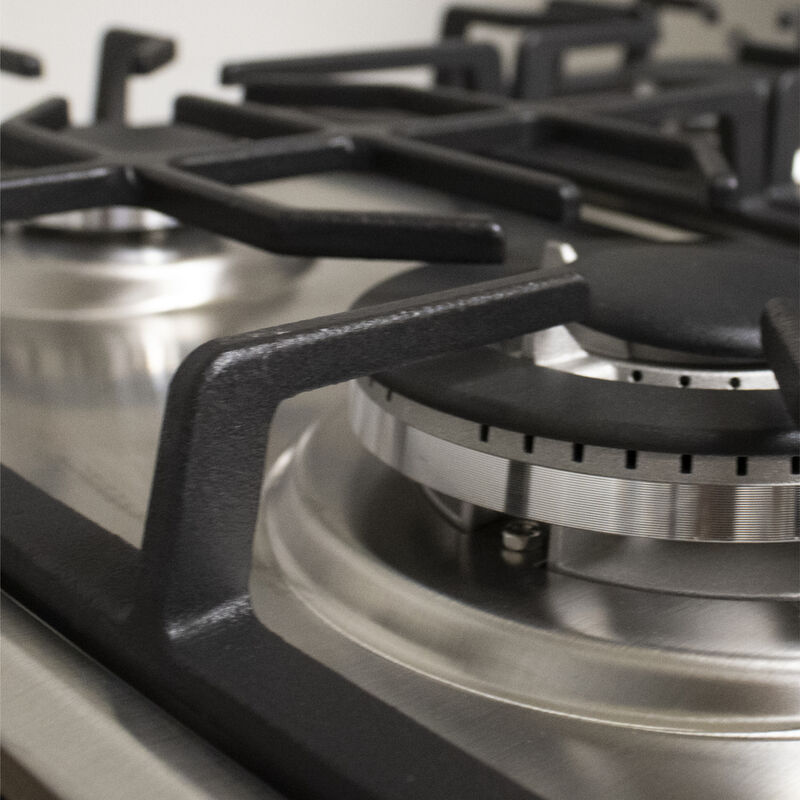 Parrilla de acero inoxidable con 5 quemadores M... image number null