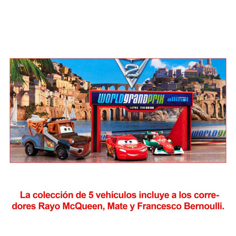 Set De Veh&iacute;culos De Juguete Mattel Disney Pixar... image number null