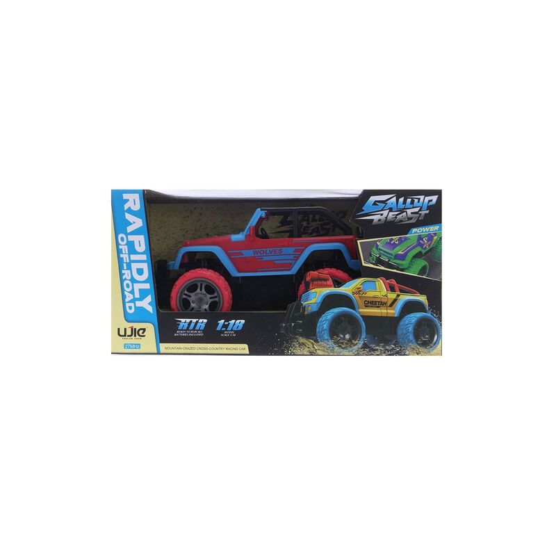 Camioneta R/c Off-road Escala 1:18 Con Luces Le... image number null