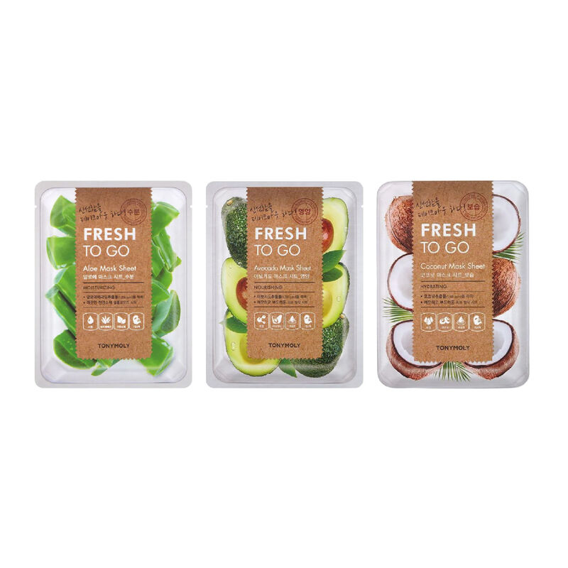 Tonymoly Glow Mask Party Pack Fresh To Go 12 Pz... image number null