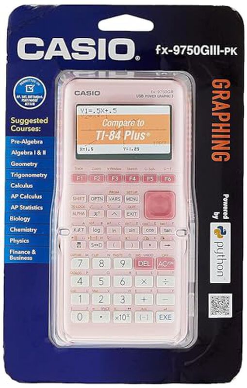 Calculadora Gr&aacute;fica Casio Fx-9750giii Rosa Con ... image number null