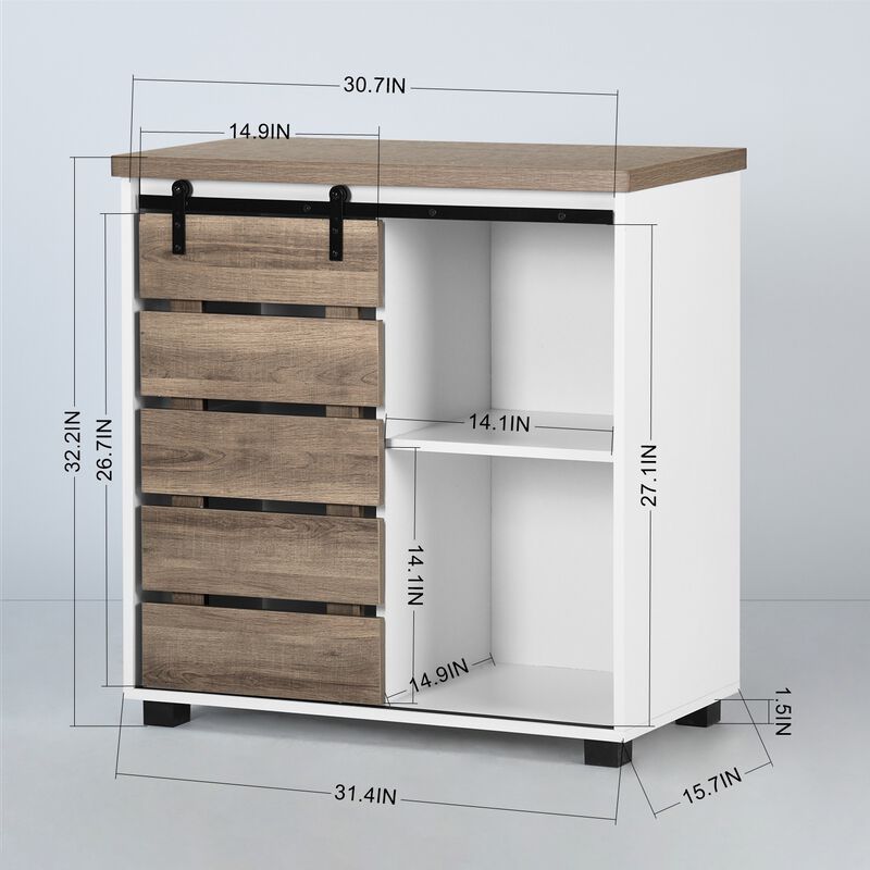 Gabinete Auxiliar Para Cocina Con Puerta Corred... image number null