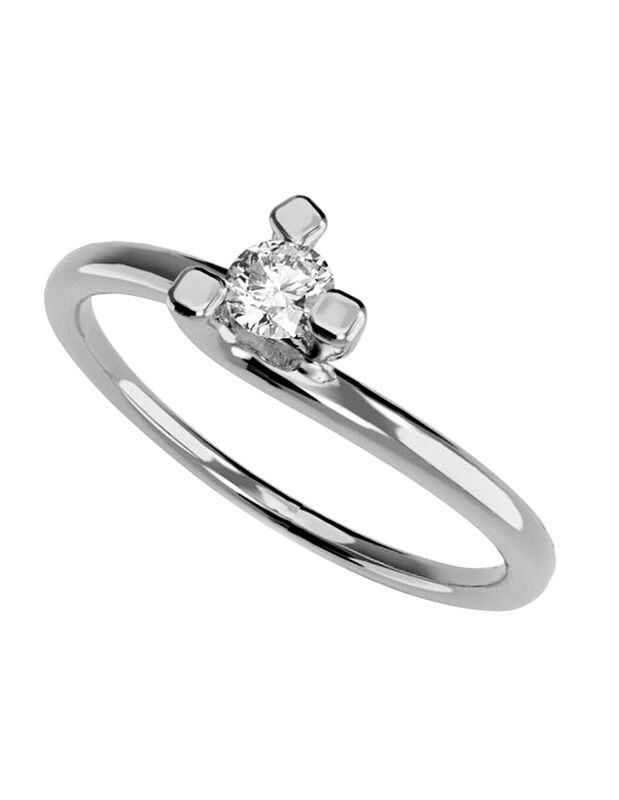 Anillo de Compromiso de 10K con Circonia Talla ... image number null