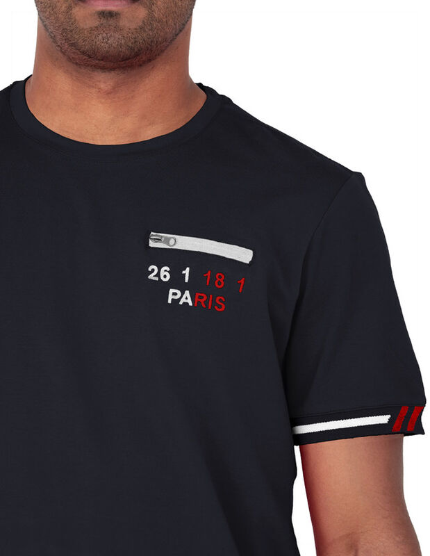 Playera Casual Caballero Premium Cuello Redondo... image number null