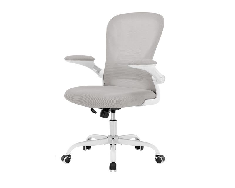 Silla de Oficina Gris Ajustable con Reposabrazo... image number null