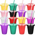 Vaso Reutilizable De Pl&aacute;stico Sieral 15 piezas &ndash; 12 cm