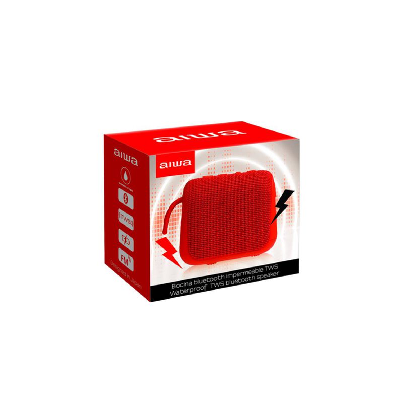 Bocina Aiwa Awkf3R Port&aacute;til Impermeable Ipx6 Tw... image number null
