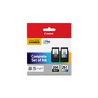 Cartucho De Tinta Canon Pg260/cli-261 Genuine Value Pack