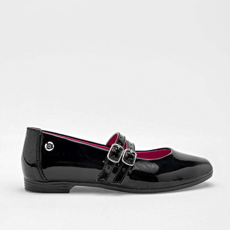 Moramora Balerina para niña negro charol image number null