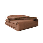 Juego De S&aacute;banas Wash Matrimonial 190x 245cm Cocoa