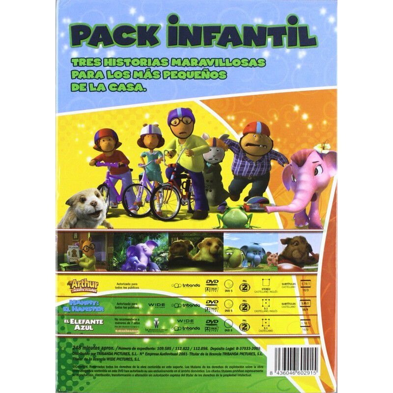 Pack Infantil (3 Discos) [dvd] (2008, 2006, 200... image number null