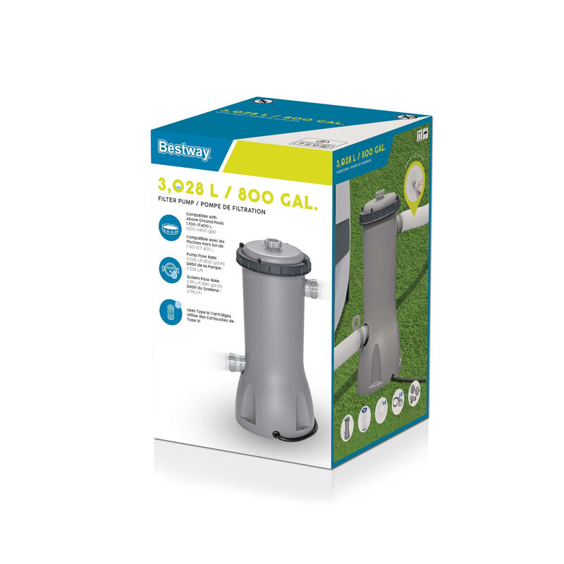 Bomba Para Alberca Con Filtro 3.028 Litros/h 80... image number null
