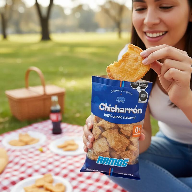 2 Bolsas Chicharrones Cerdo Natural Carnes Ramo... image number null