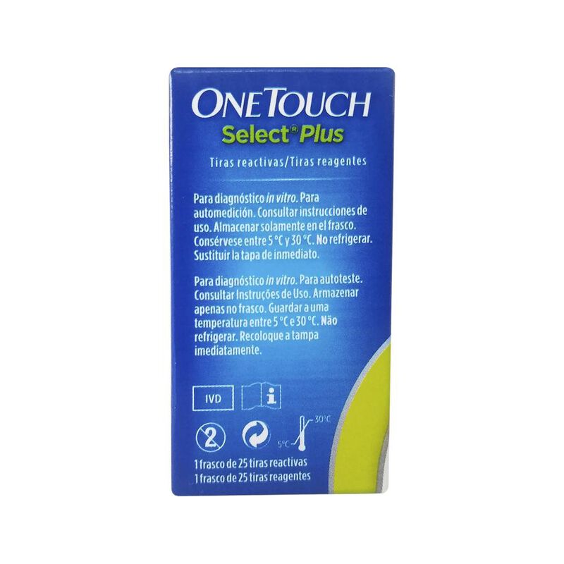 One Touch Select Plus - 25 Tiras image number null